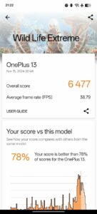 OnePlus 13 Test Screenshot 3D Mark 1