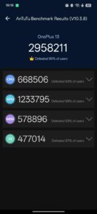 OnePlus 13 Test Screenshot AnTuTu