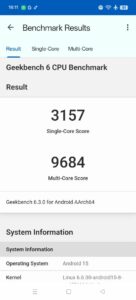 OnePlus 13 Test Screenshot Geekbench