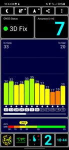 Test Samsung Galaxy A165G GPS