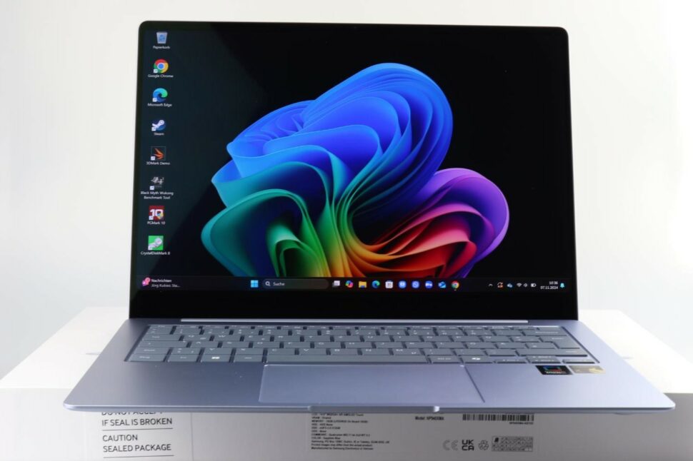 Samsung Galaxy Book 4 Edge Test Head