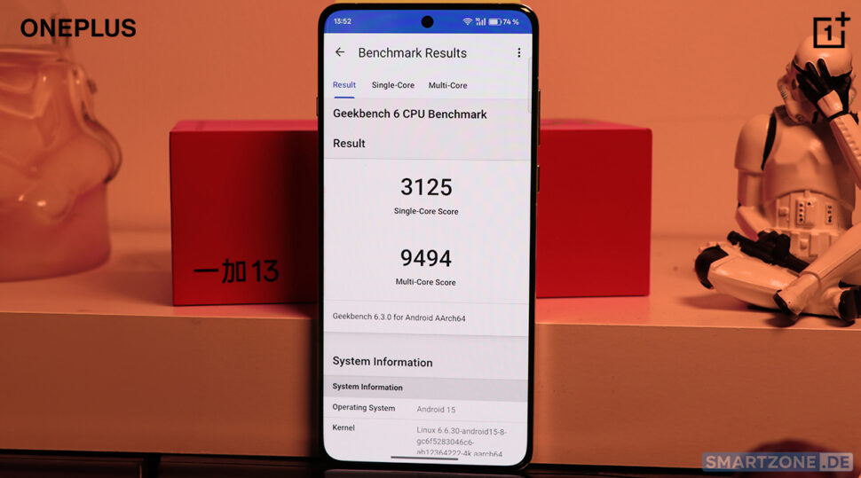 OnePlus 13 Geekbench 6 Test