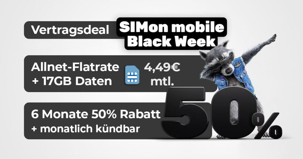 SIMon Mobile Black Week Deal Nov 2024