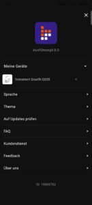 Test Tronsmart Sounfii Q20S App 2