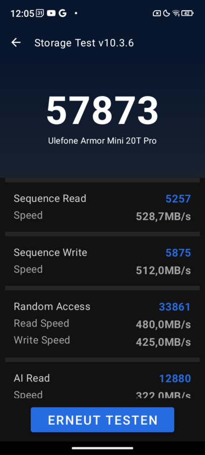 Ulefone Armor 20T Pro Mini Benchmark 2