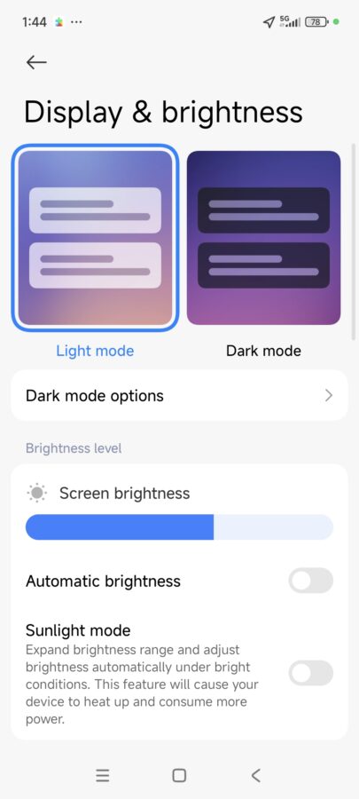 Xiaomi 15 Pro Display Settings 1