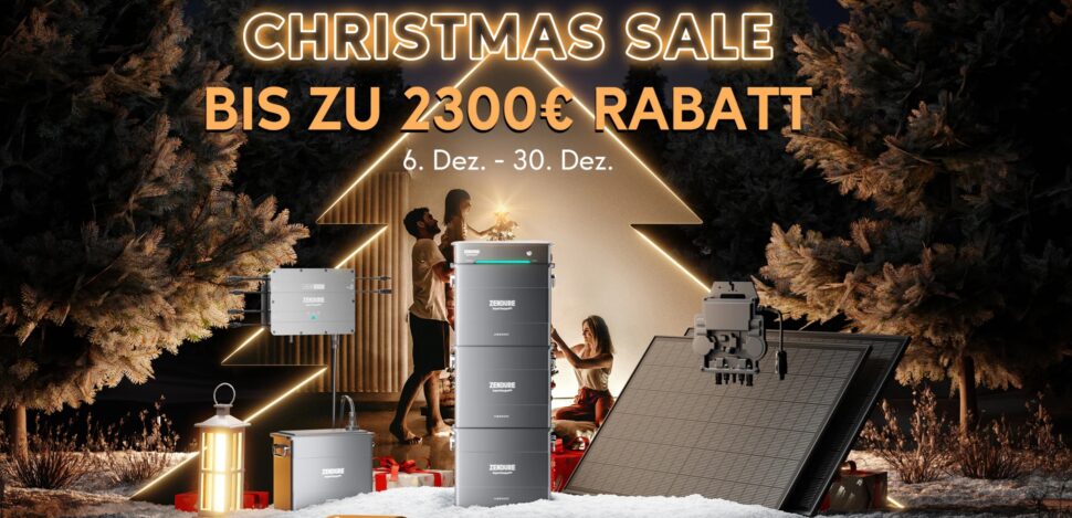 Zendure Weihnachtssale Einleitung