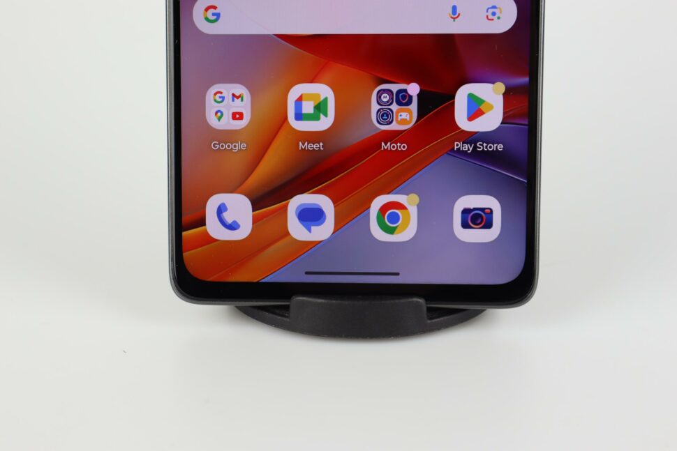 Motorola Moto G75 Display Test Raender 3