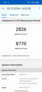 Oppo Find X8 Pro Benchmark Test 3