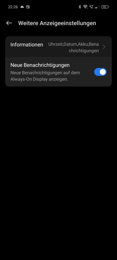 oppo reno 12f 5g sod settings