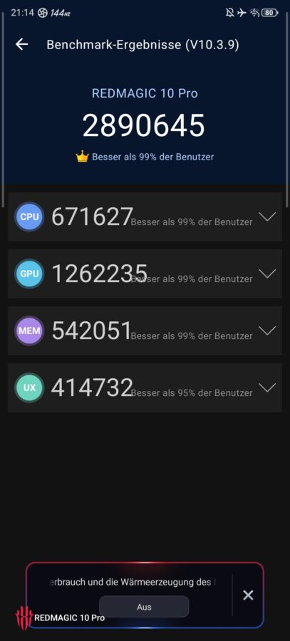 RedMagic 10 Pro Test Screenshot AnTuTu