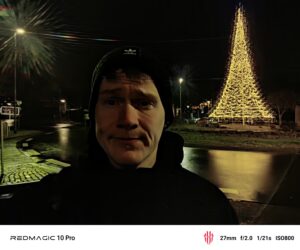 losseless RedMagic 10 Pro Test Selfie Nacht