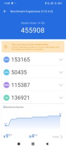 Redmi Note 14 5G Benchmarks Test 1