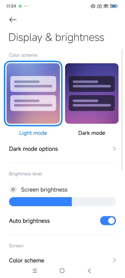 Redmi Note 14 Pro Plus Display Settings 1