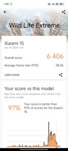 Xiaomi 15 Test Screenshot 3D Mark 2
