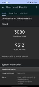 Xiaomi 15 Test Screenshot Geekbench 2