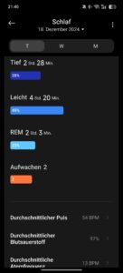 Xiaomi Smart Band 9 Pro Test Screenshot Schlaf 2