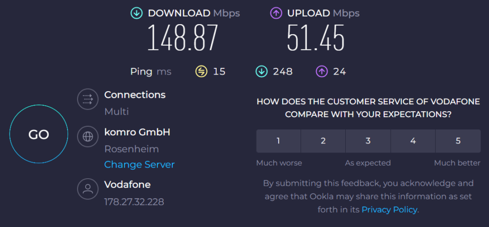 Speedtest INternet 2