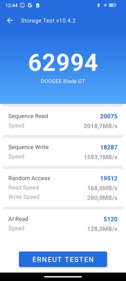 Test Doogee Blade GT Benchmark 2