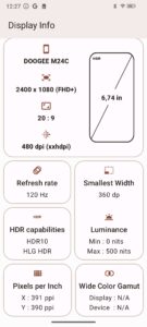 Test Doogee Blade GT Display 2