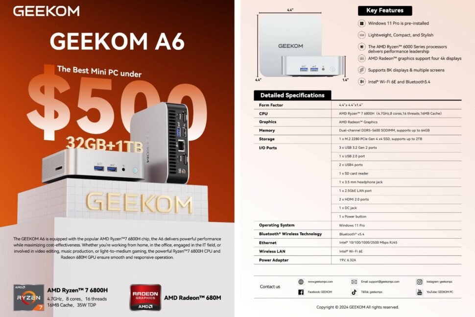 Geekom CES 2025 A6