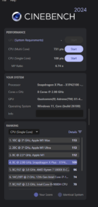 Lenovo IdeaPad 5 2 in 1 14Q8X9 Test Cinebench