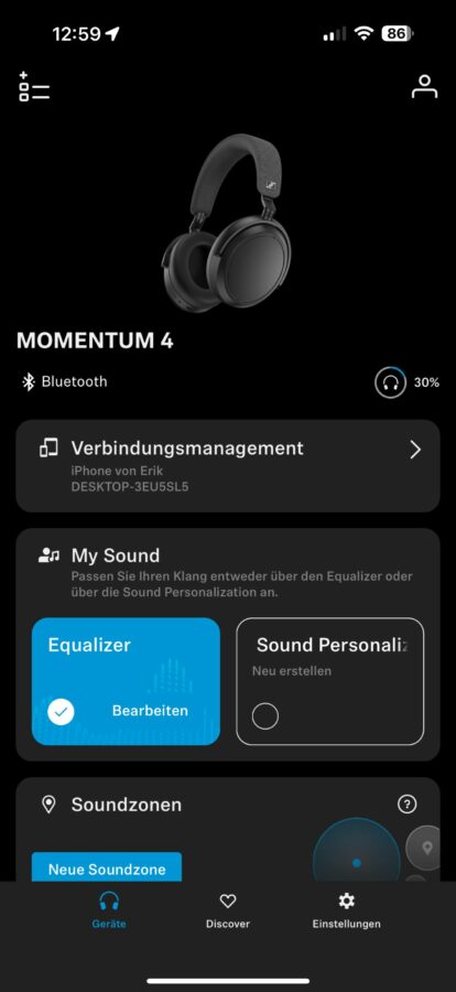 Sennheiser Momentum 4 Test App 1