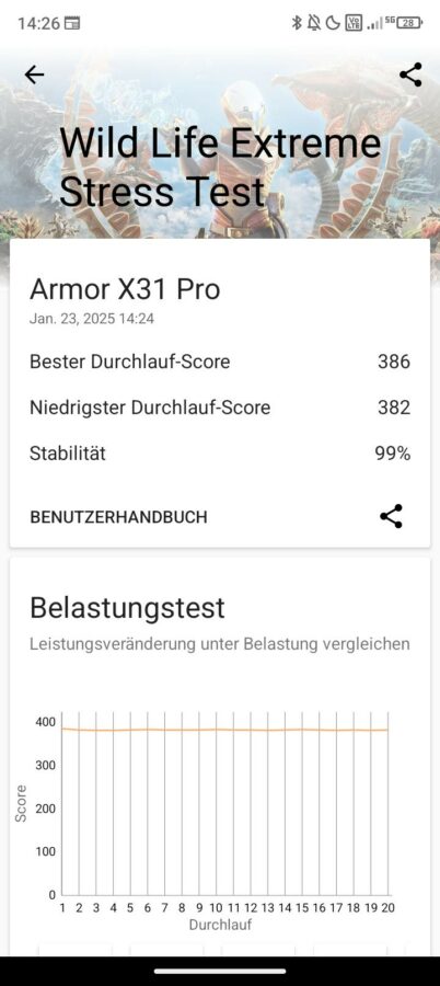 Test Ulefone ArmorX31Pro Benchmark 3