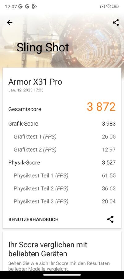 Test Ulefone ArmorX31Pro Benchmark 6