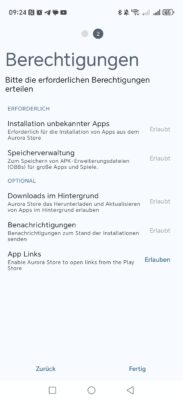 Aurora Store Apps ohne Google Konto herunterladen Anleitung 7