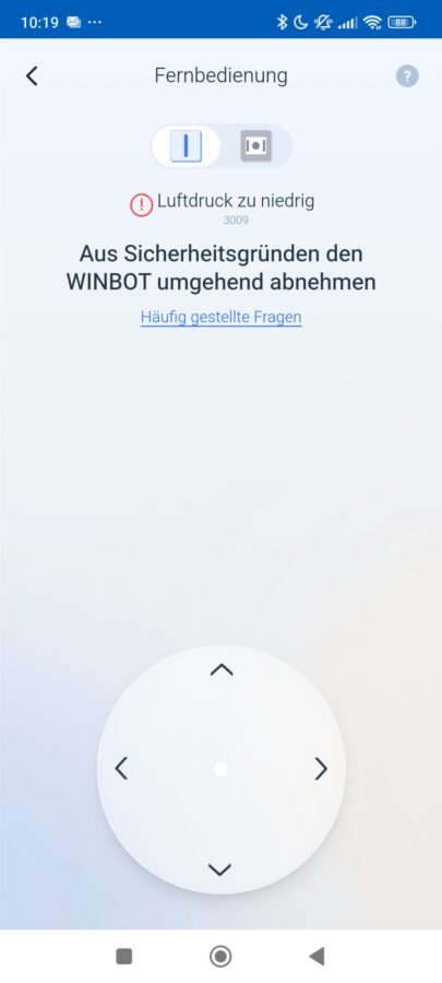 Ecovacs Winbot Mini App 1