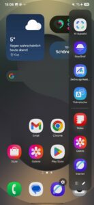 Galaxy AI One UI 7 Praxistest Seitenleiste
