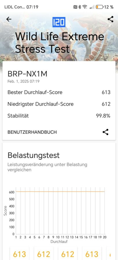 Test Honor  Magic7Lite Benchmark 3