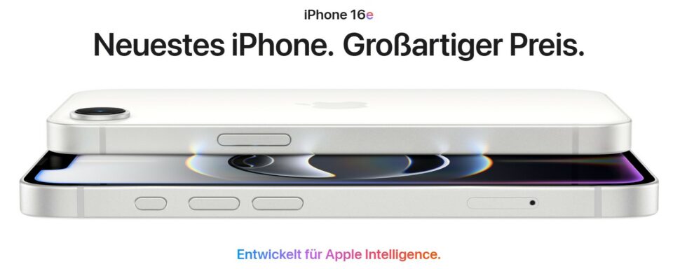 Apple iPhone 16e vorgestellt Head