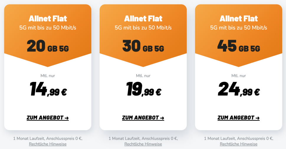 Klarmobil 2025 tarife kuendbar