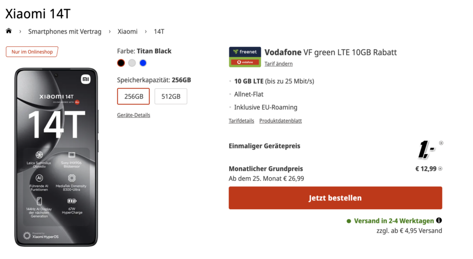 xiaomi 14T Mediamarkt Karneval