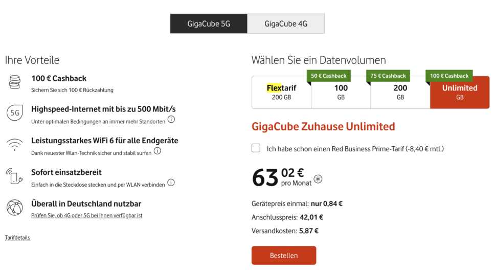 Vodafone Gigacube Tarifuebersicht