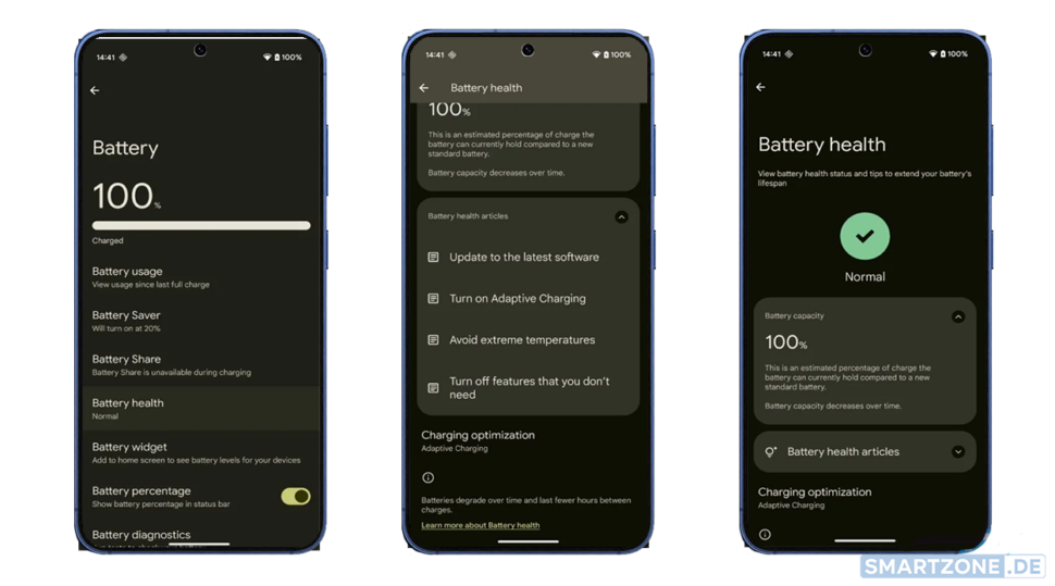 Android 16 Battery Health