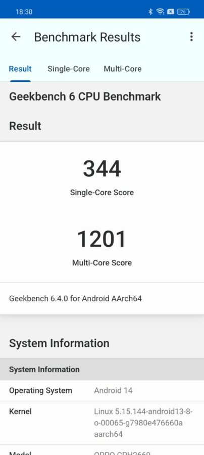 Test Oppo A40M Benchmark 5