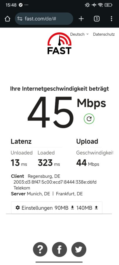 Redmi Note 14 Pro Speedtest 2 4GHz