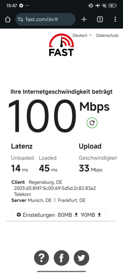 Redmi Note 14 Pro Speedtest 5GHz