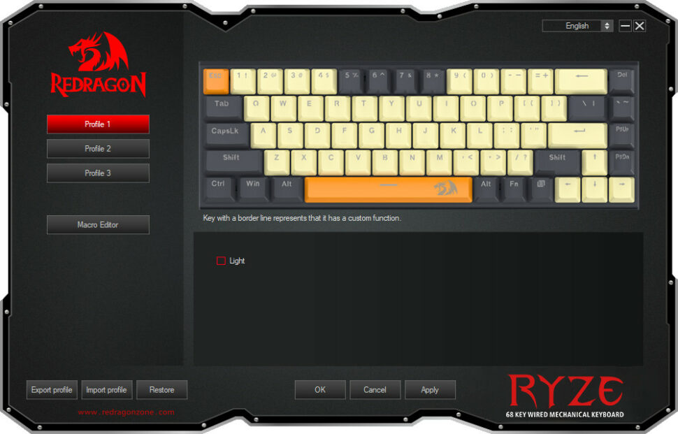 Redragon Ryze Test Software 1