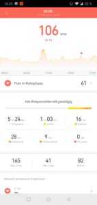 Amazfit Verge Lite Testbericht App Interface 6