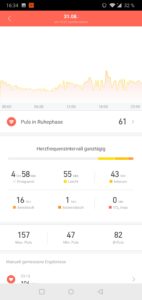 Amazfit Verge Lite Testbericht App Interface 7