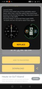 Amazfit Verge Lite Testbericht Watchfaceändern 4