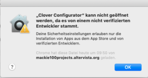 Clover Configurator öffnen 1