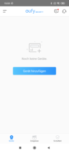 EufyCam E App Einrichtung 1