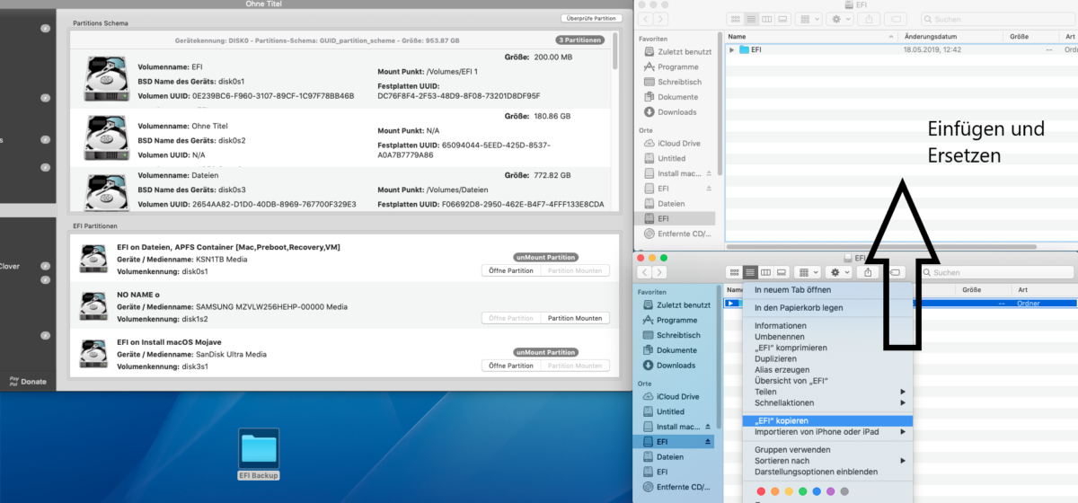 Hackintosh EFI auf Startvolumen 2