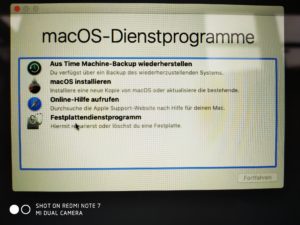 Hackintosh Festplattendienstprogramm 1