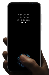 Meizu 16S always on Fingerabdrucksensor im Display